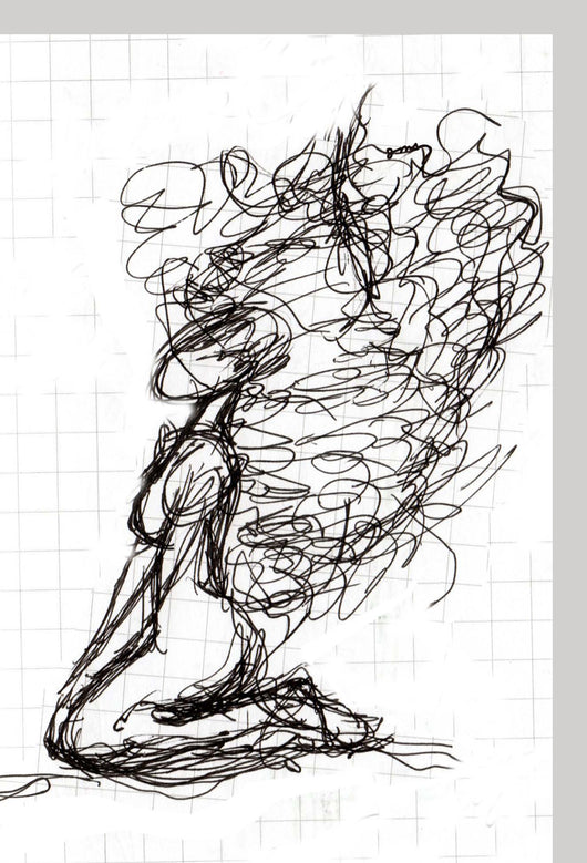 ED022bnw - I am me Sketch