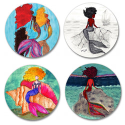 Coaster Set - Mermaids (4)