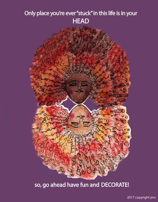 Stuck in your head - Art Print