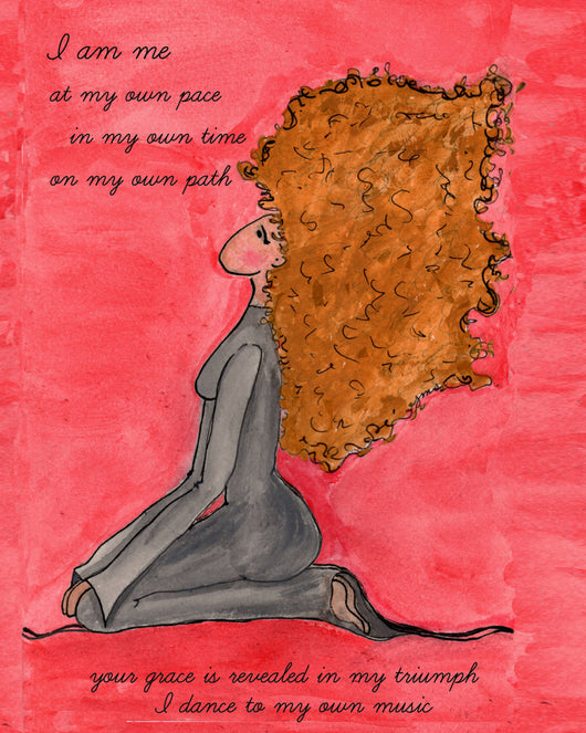 I am me - Art Print