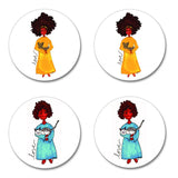 Coaster Set - CAT/DOG Love (4)