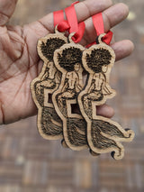 Soar | Self Love | Mermaid OAK ORNAMENTS