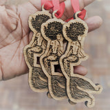 Soar | Self Love | Mermaid OAK ORNAMENTS