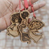 Soar | Self Love | Mermaid OAK ORNAMENTS