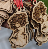 Soar | Self Love | Mermaid OAK ORNAMENTS